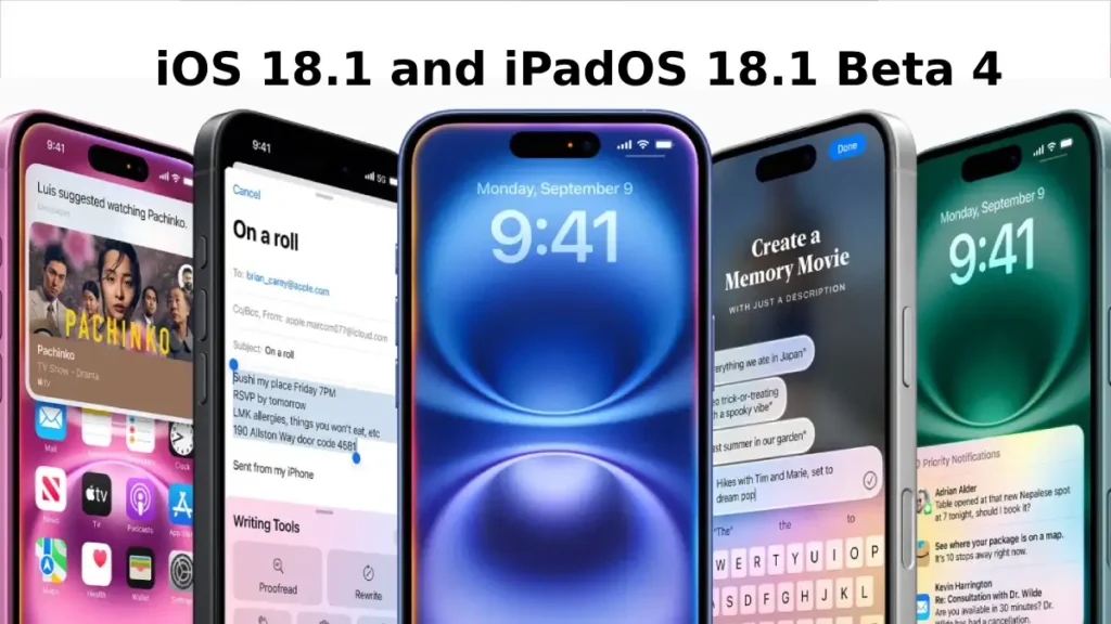 iOS 18.1 Beta 4 features